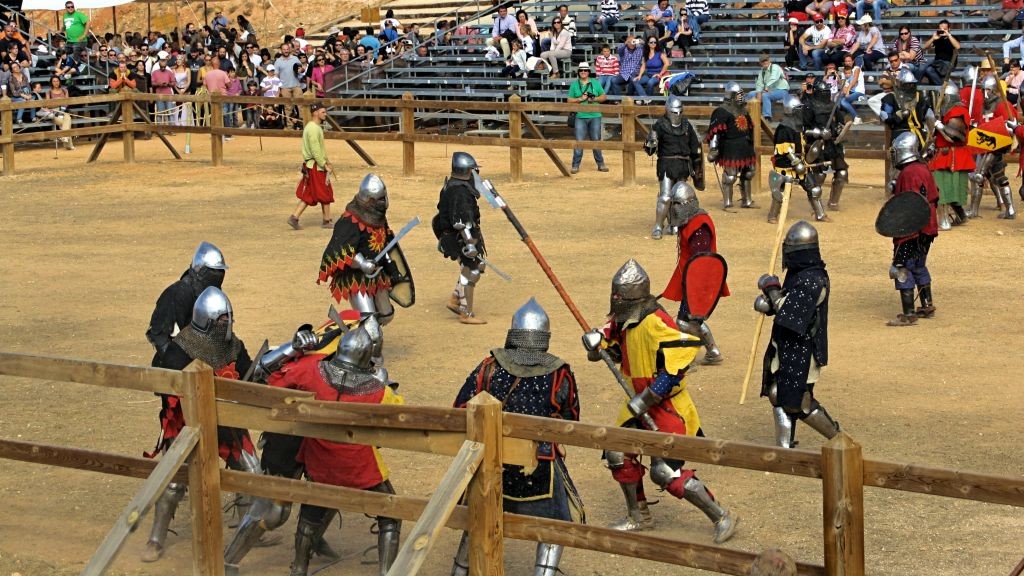 competición de Combate Medieval