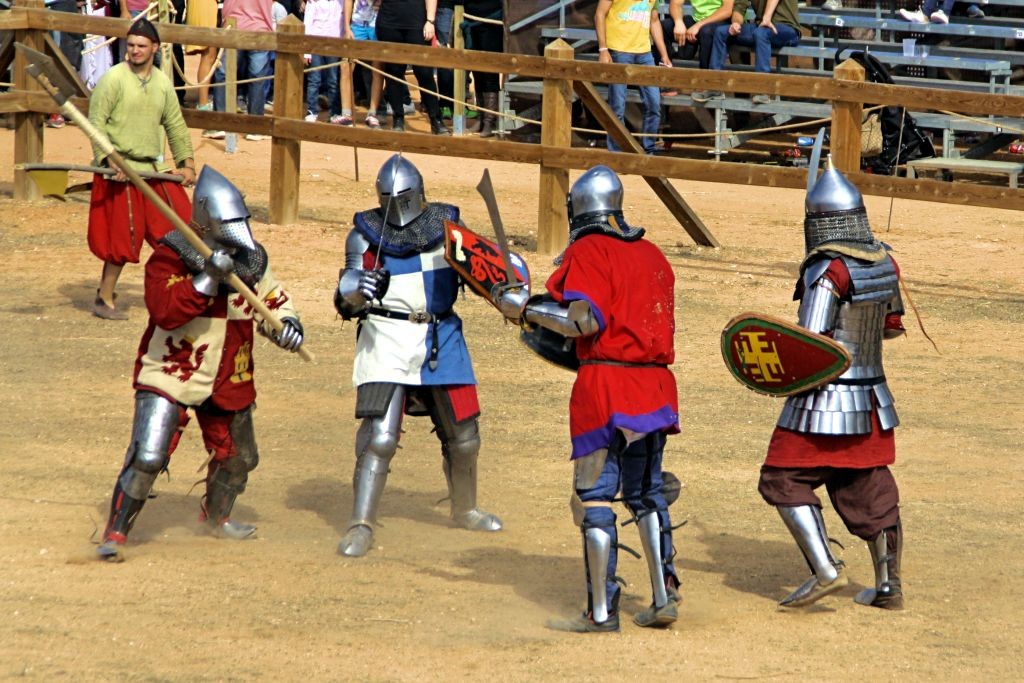 Luchadores de Combate Medieval