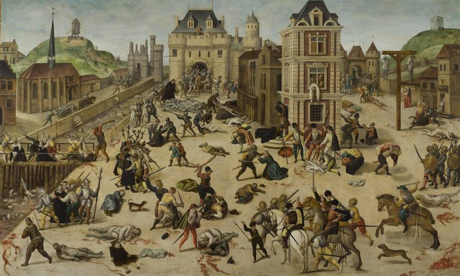 La masacre de San Bartolomé por François Dubois