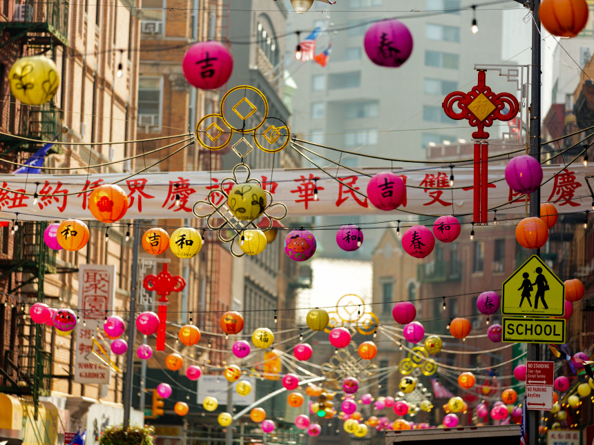 Chinatown durante un viaje a Nueva York
