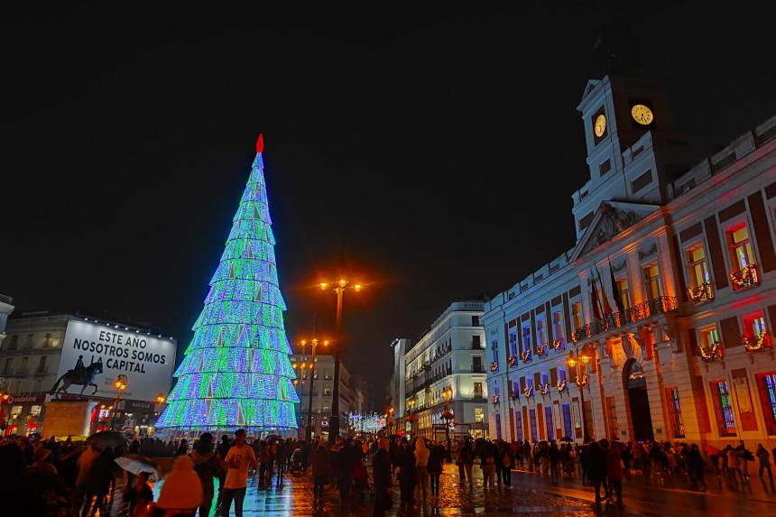 Navidad en Madrid en la Puerta del Sol