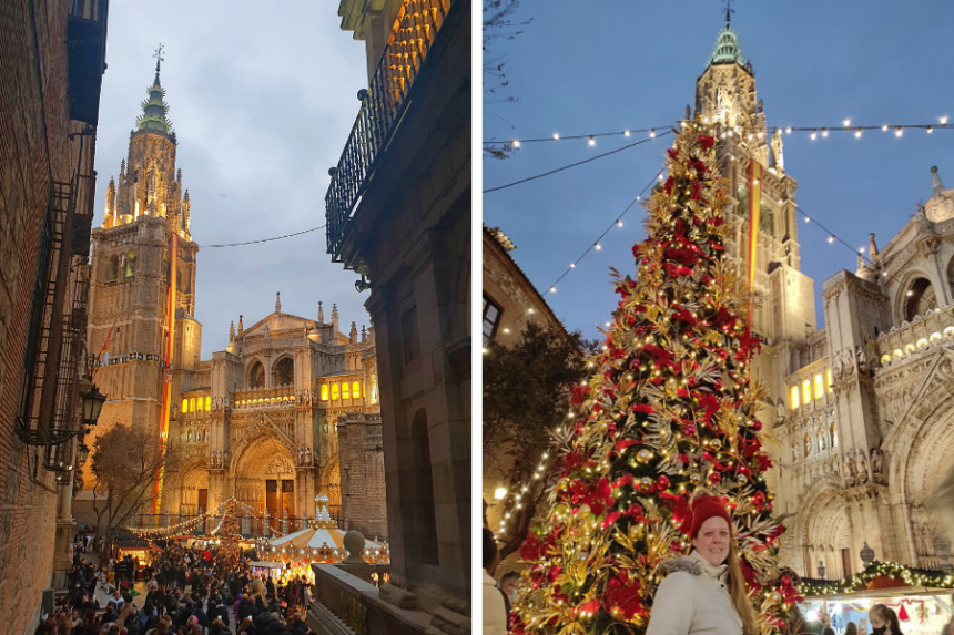 Tiovivo navideño tradicional en la Plaza del Ayuntamiento