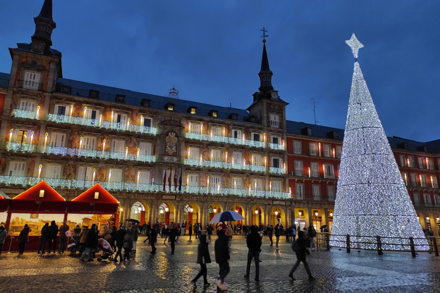 árbol de Navidad en la Plaza Mayor