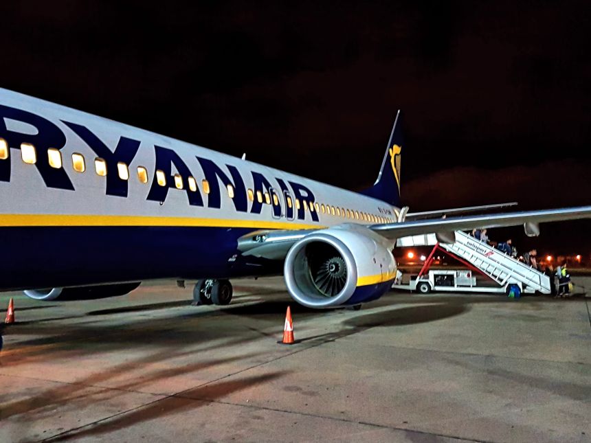 Avión de Ryanair