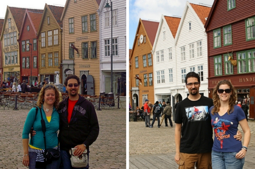 mapaymochila en Bergen antes y después