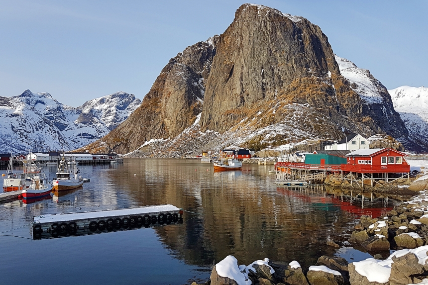 Hamnøy, un pueblo pesquero de las islas Lofoten