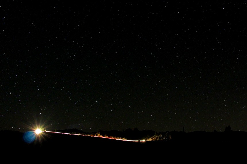 Estrellas en el Parque Nacional del Teide