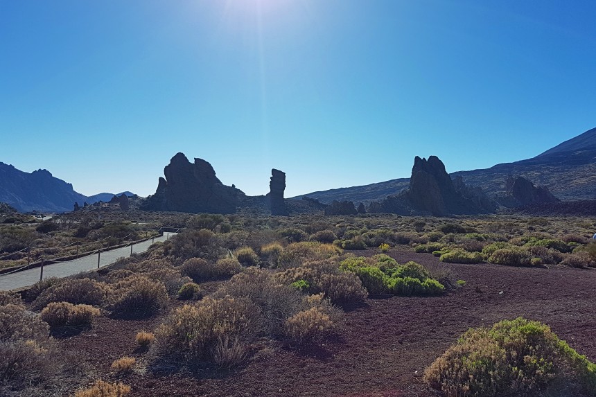 vistas desde el Parador de Cañadas del Teide