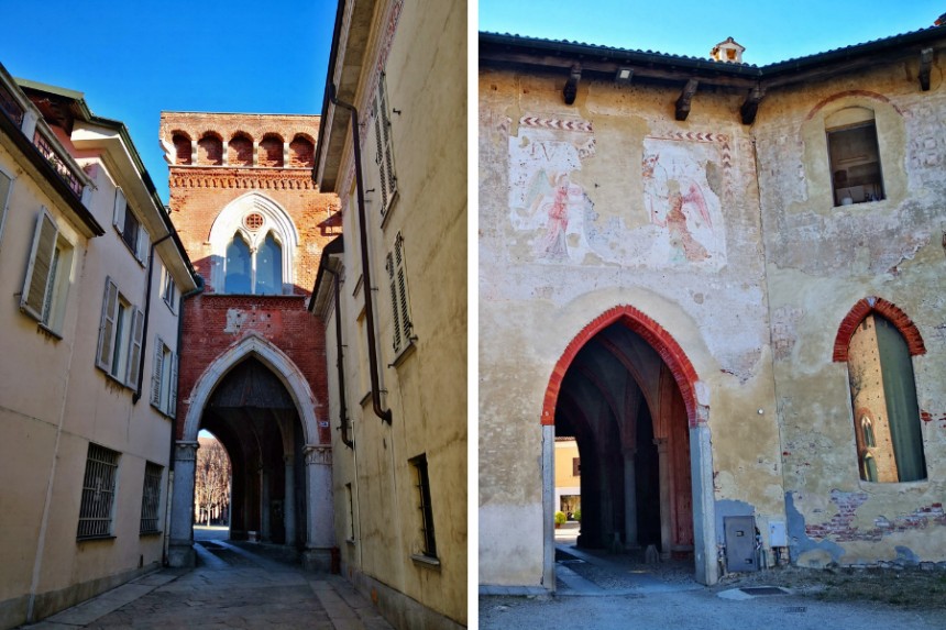 Acceso para discapacitados del Castillo de Vigevano