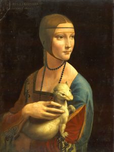 La dama de Armiño, cuadro de Leonardo Da Vinci