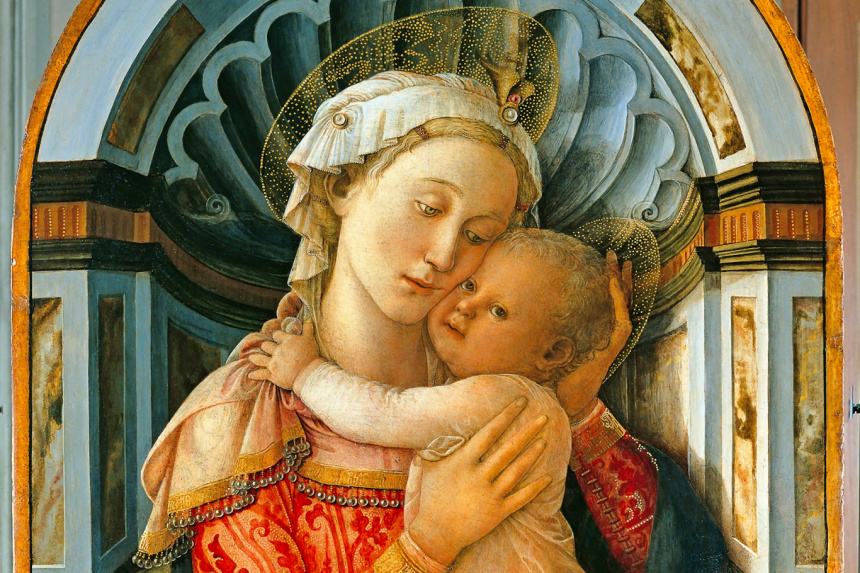 Madonna y Niño por Filippo Lippi