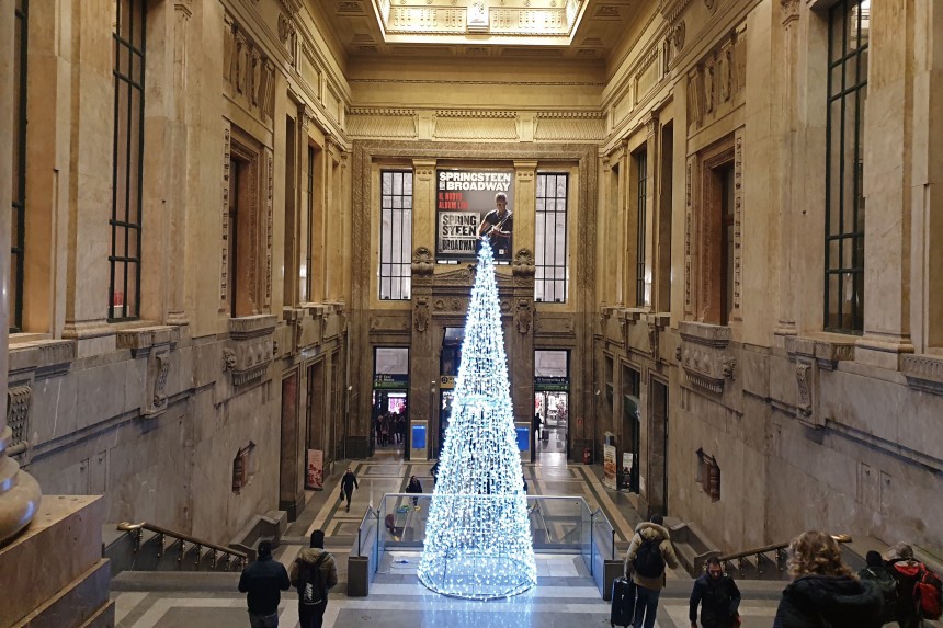 árbol navideño en Milán