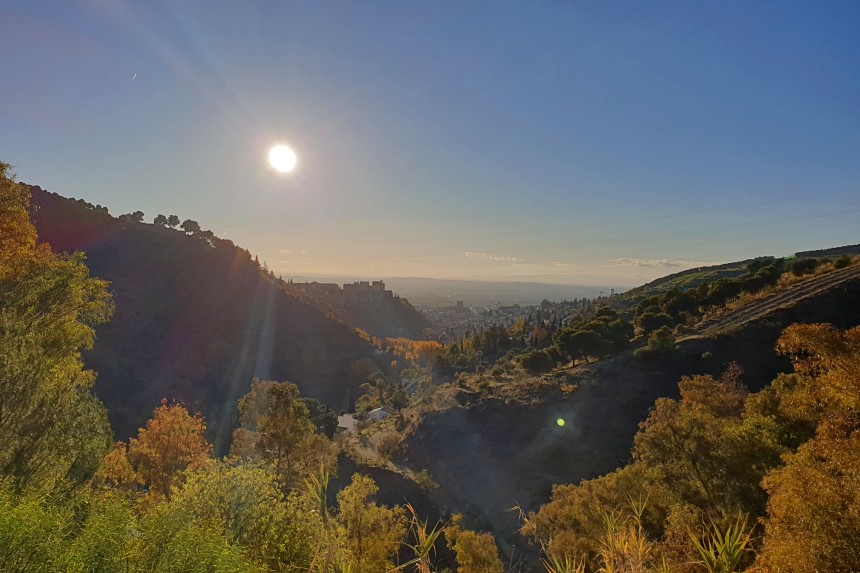 atardecer desde el Sacromonte