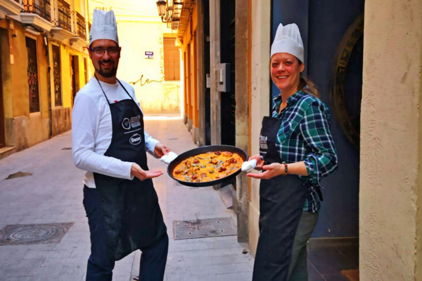 como hacer una paella valenciana