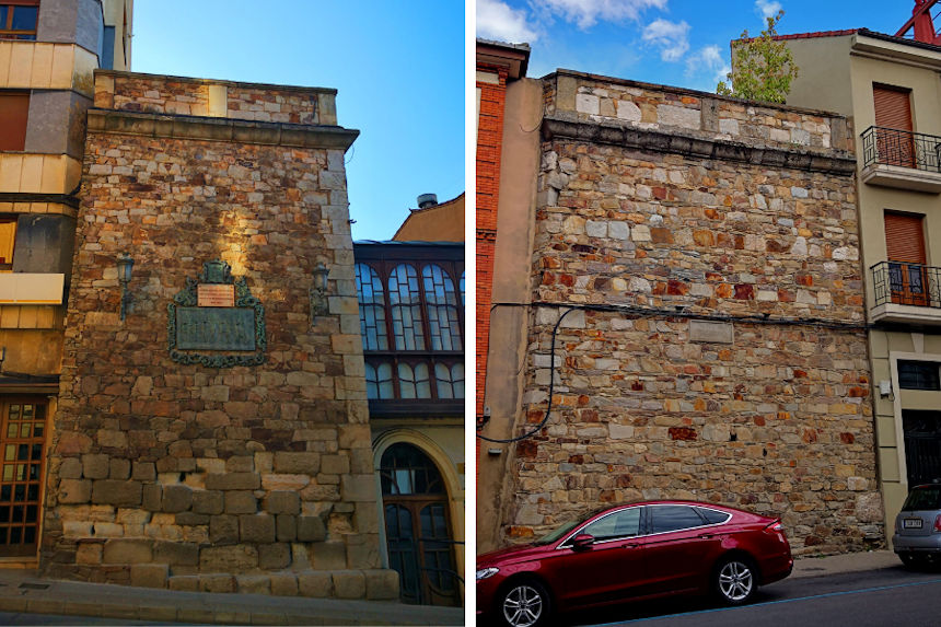 "La Brecha" en la muralla romana de Astorga