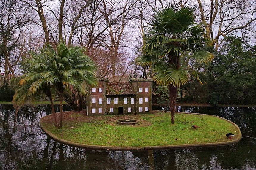 jardín inglés del pazo de Castrelos