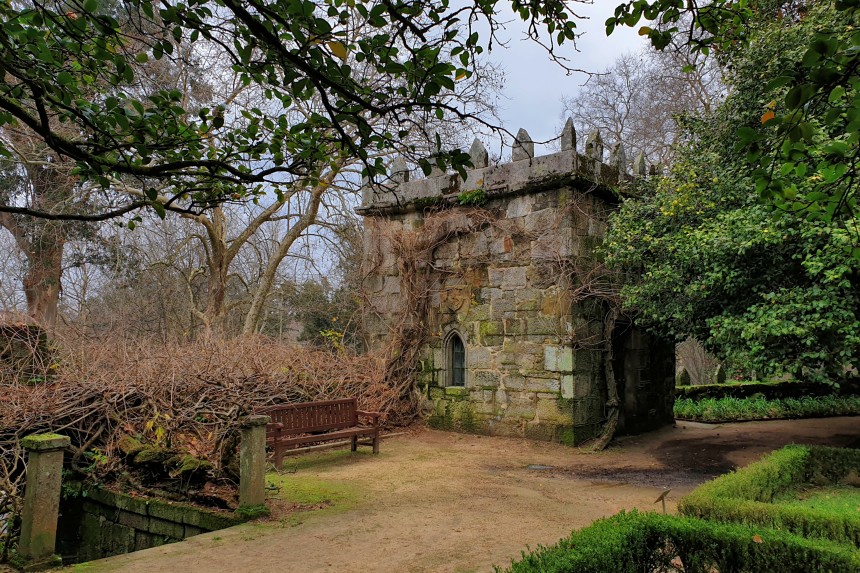 jardines del pazo de Castrelos en Vigo