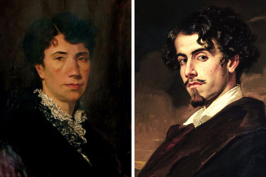 Gustavo Adolfo Bécquer y Rosalía de Castro