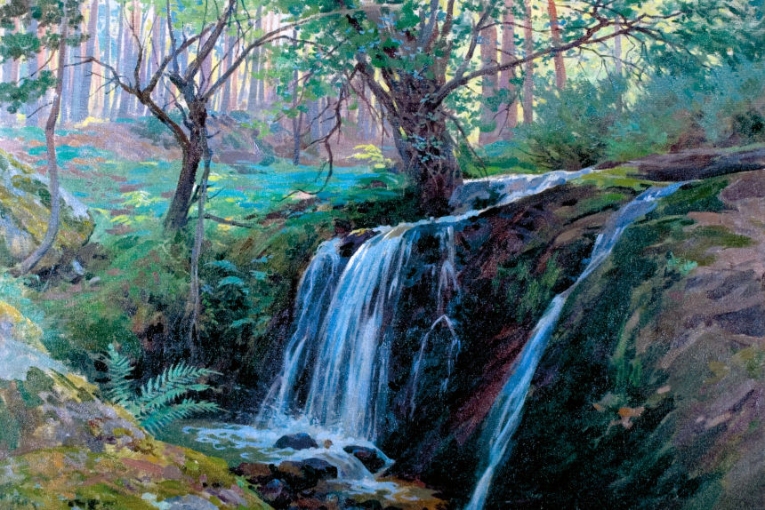 Cascada de la Hiruela, de Enrique Simonet