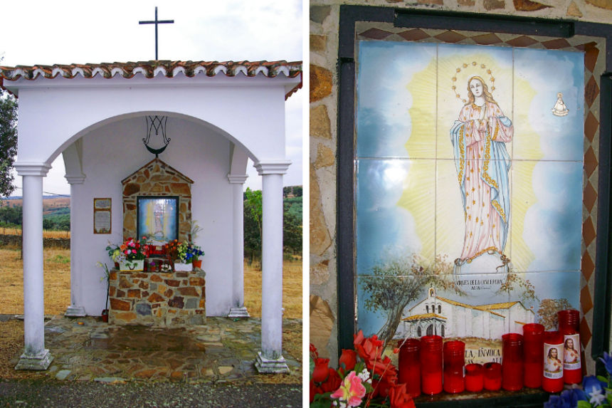 ermita a la Virgen de la Inmaculada en Alía