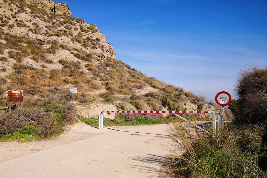 inicio de la ruta al bunker de la Marañosa