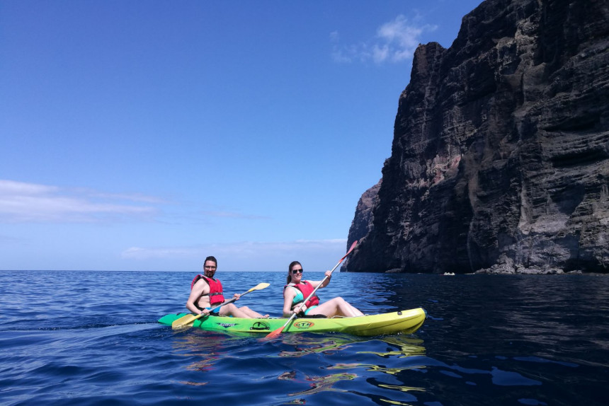 kayak en los Gigantes