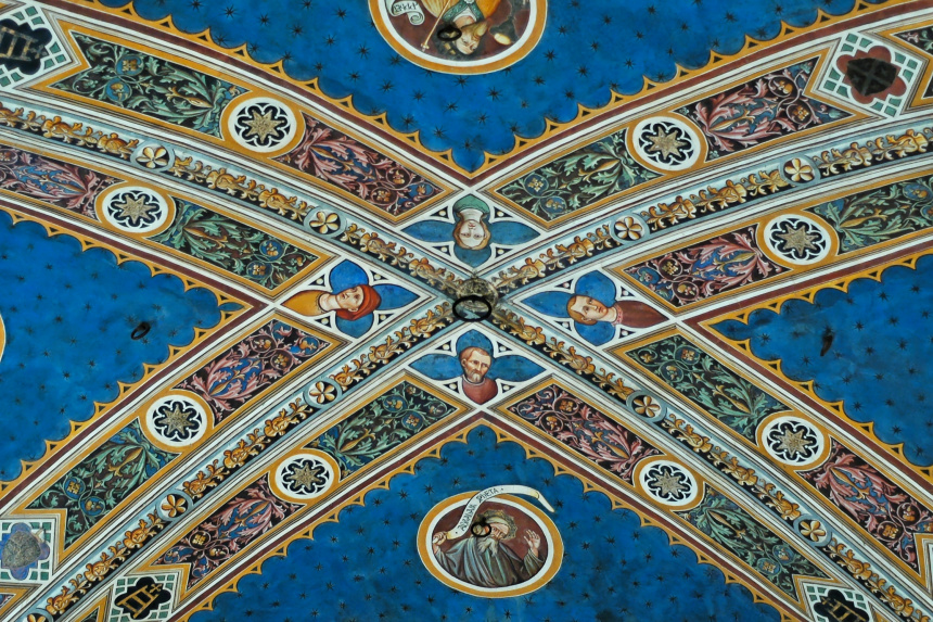 Techo de la Sala del Pellegrinaio de Domenico di Bartolo
