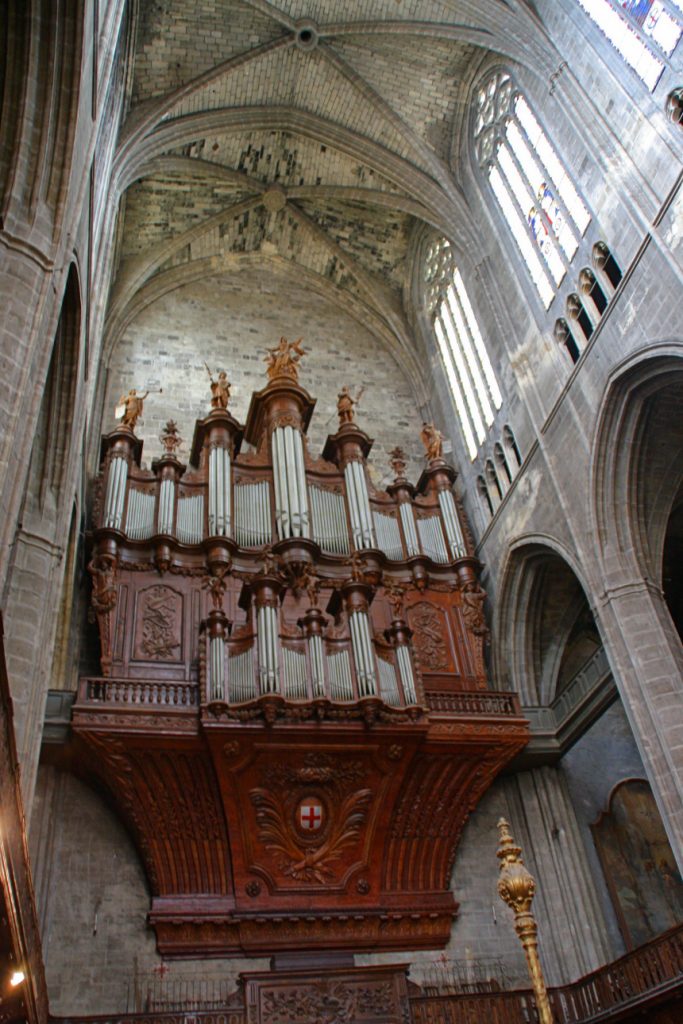 coro gótico de la Catedral de Narbona