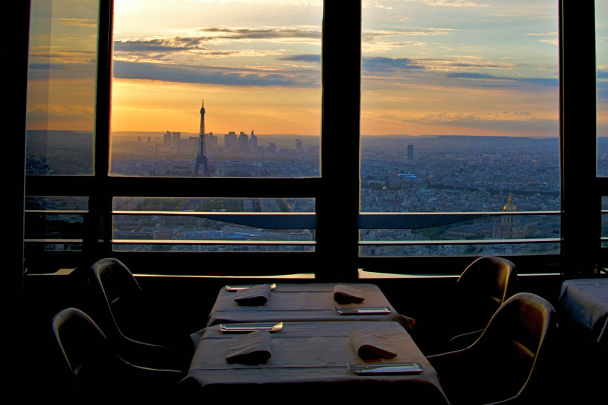 Restaurantes con vistas a la Torre Eiffel