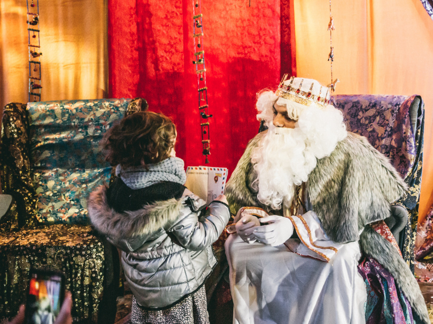 Los Reyes Magos en el Poble Espanyol