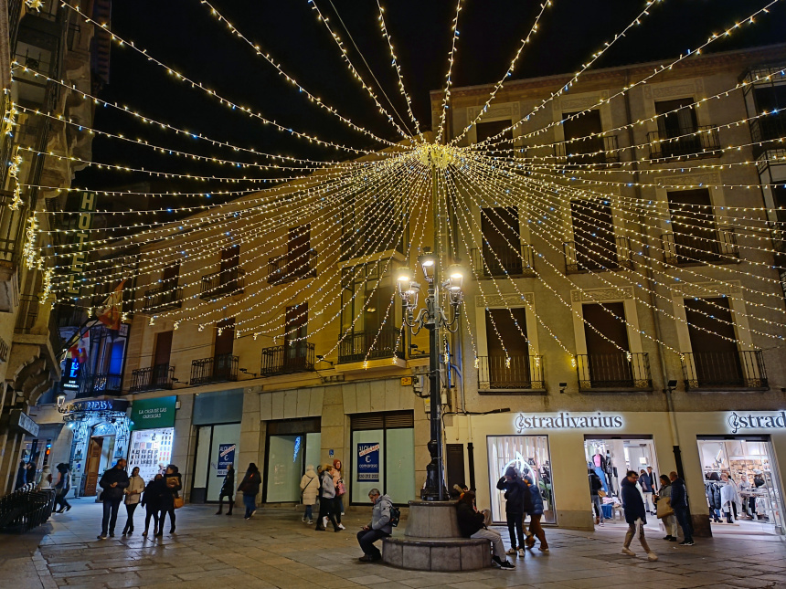 luces de navidad en Ávila