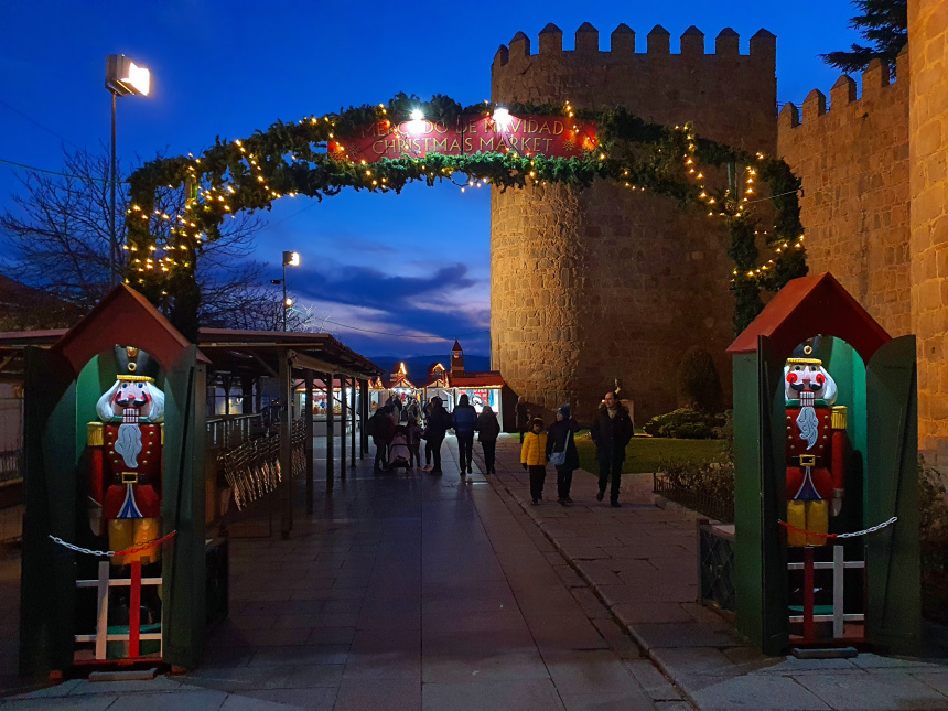 El mercado de Navidad en Ávila