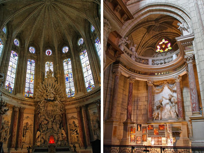 Interior de Catedral de Saint-Nazaire-et-Saint-Celse