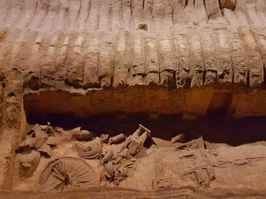 Restos del ejército de terracota